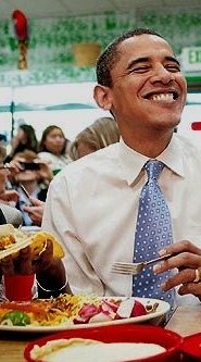 Obama spotted eating with US Senator Dorsey